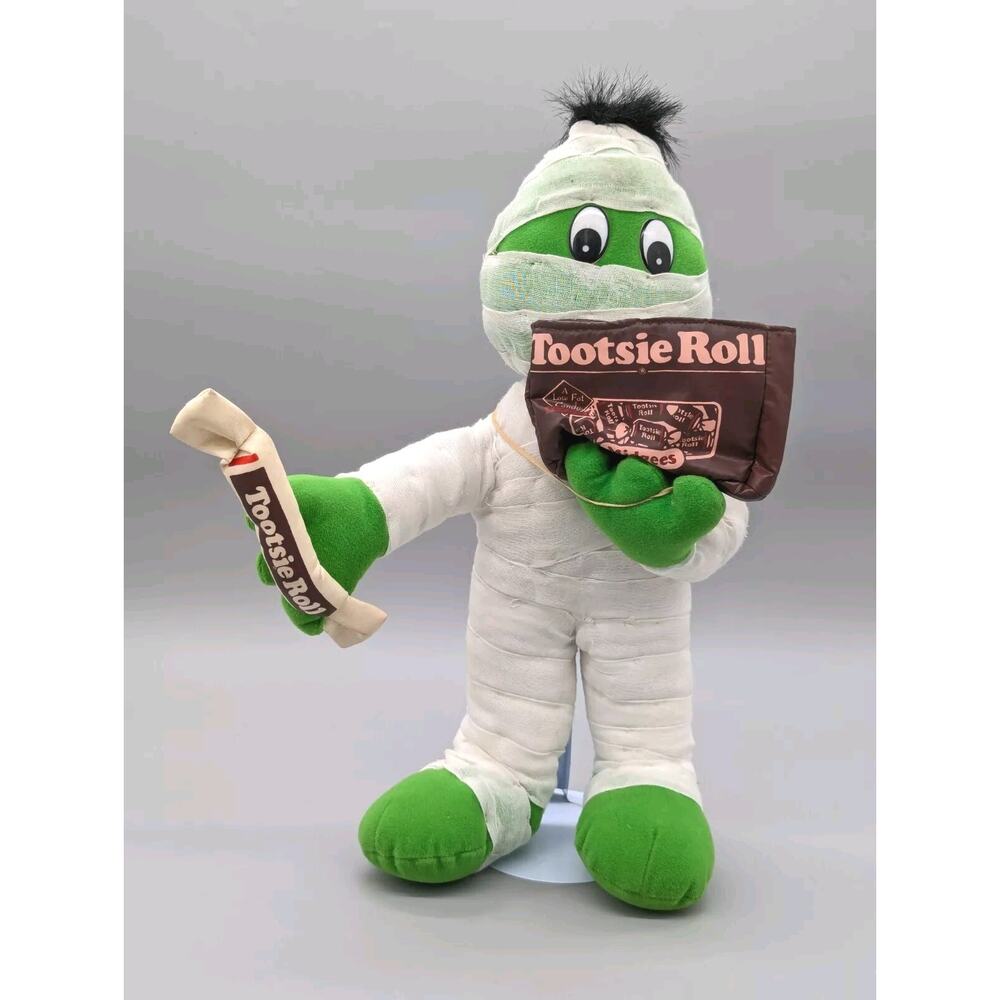 Nanco Vintage Rare 1999 Halloween Monster Mummy x Tootsie Roll 16" Plush